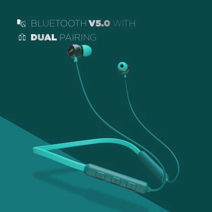 Boat Rockerz 195 Bluetooth Headset blue Bliss In The Ear
