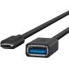 Belkin USB Type-C to USB-A 3.0 Adapter (OTG), USB-IF Certified, Black
