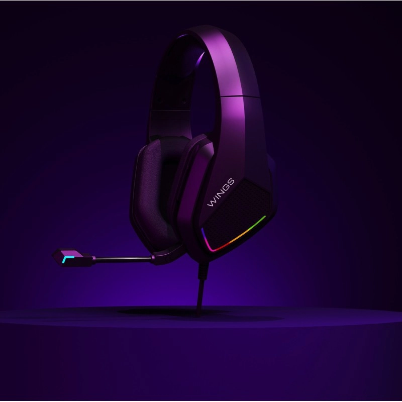 WINGS Vader 200 Wired Gaming  (Black, On the Ear)