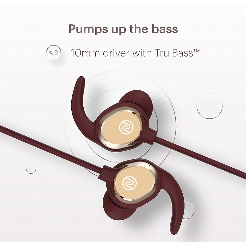 Noise Flair XL with 80hrs of playtime, ESR, Instacharge and Bluetooth v5.2 Bluetooth Headset (Burgundy, In the Ear) Noise Flair XL with 80hrs of playtime, ESR, Instacharge and Bluetooth v5.2 Bluetooth Headset (Burgundy, In the Ear)