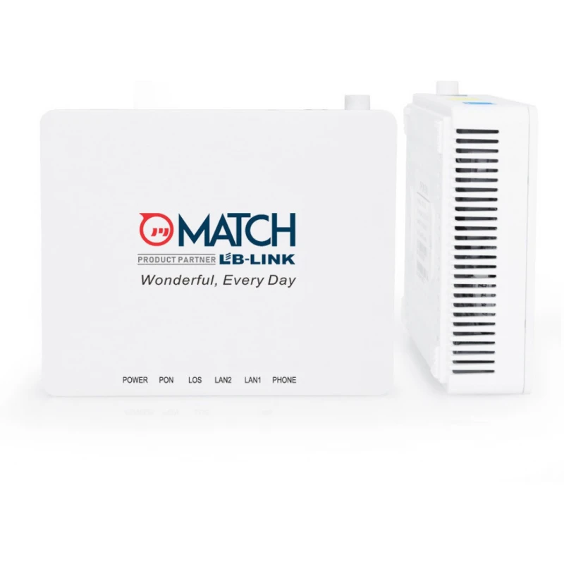 Match LB-Link BL-MX102L1V XPON ONU with Voice Router 0 GHz 1000 Mbps Wifi Speed NA Ethernet (Cable Broadband) (White) Match LB-Link BL-MX102L1V XPON ONU with Voice Router 0 GHz 1000 Mbps Wifi Speed NA Ethernet (Cable Broadband) (White)