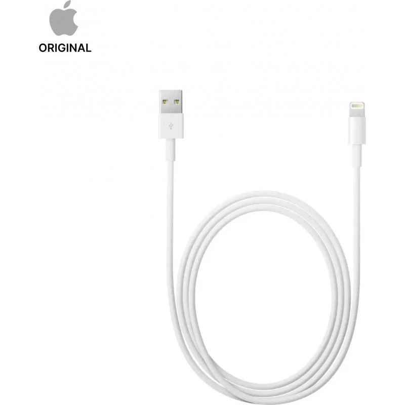 Apple MD819ZM/A 6.56-Feet Lightning to USB Cable - White Apple MD819ZM/A 6.56-Feet Lightning to USB Cable - White