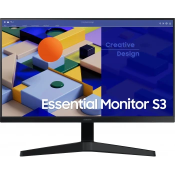 SAMSUNG 60.96 cm (24 inch) Full HD LED Backlit IPS Panel with 3-Sided Borderless Display, Game & Free Sync Mode, Eye Saver Mode & Flicker Free Monitor (LS24C310EAWXXL)