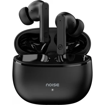 Noise Air Buds 3 with 45 Hours Playtime, Environmental Noise Cancellation, Quad Mic Bluetooth  (Jet Black, True Wireless)