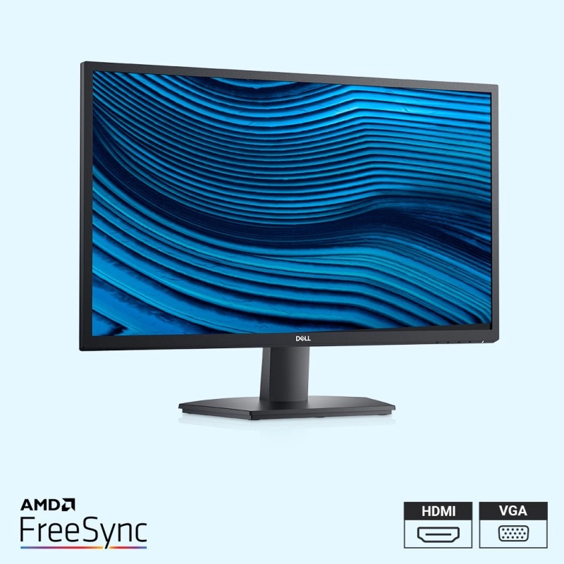 DELL SE-Series 68.58 cm (27 inch) Full HD LED Backlit VA Panel with 5-Years warranty, Brightness: 250 cd/m,Contrast Ratio 3000:1, HDMI & VGA, Tilt adjustment Monitor (SE2722H)