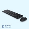 Dell KM5221W Pro Wireless USB Keyboard and Mouse Set Quiet Keyboard, Full-Sized Keyboard, Ambidextrous Mouse Black Dell KM5221W Pro Wireless USB Keyboard and Mouse Set Quiet Keyboard, Full-Sized Keyboard, Ambidextrous Mouse Black