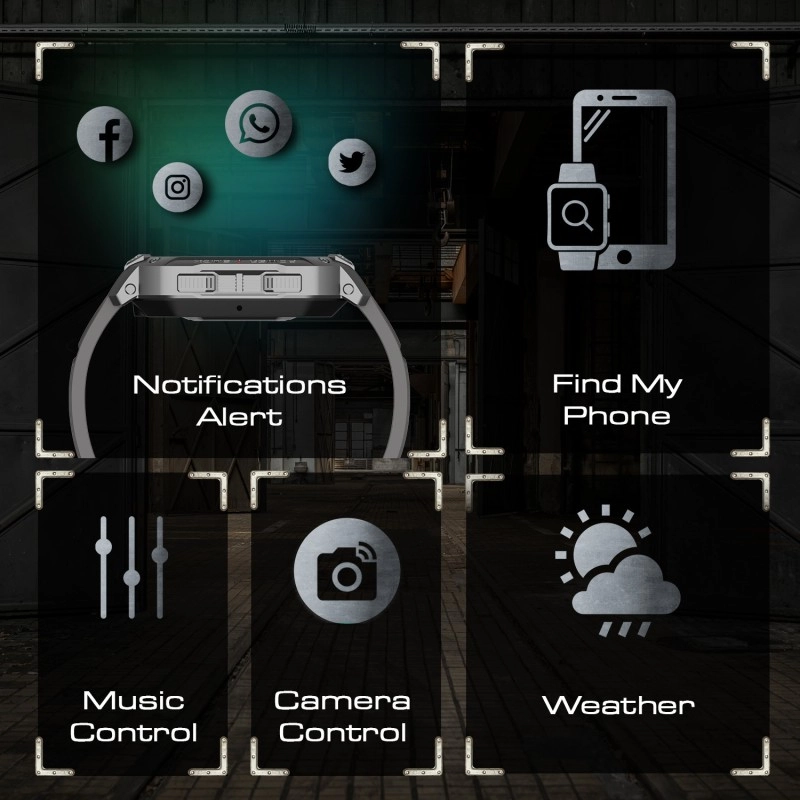 boAt Wave Force with 1.83 inch HD Display and Bluetooth Calling Smartwatch  (Cool Grey Strap, Free Size)