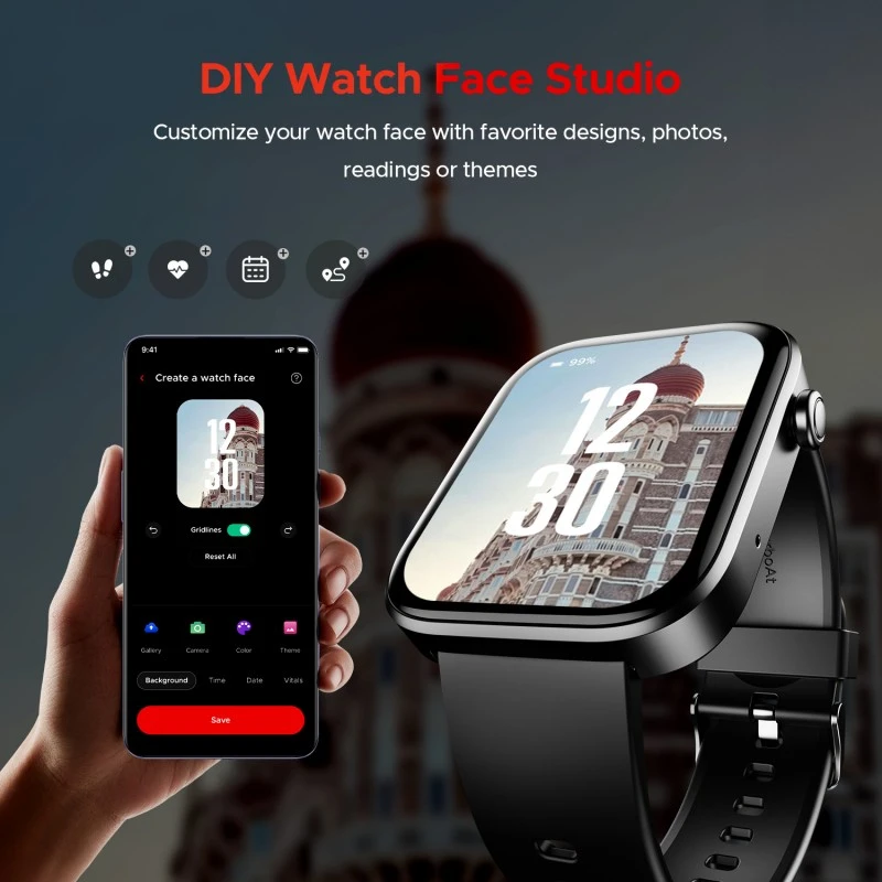 boAt Storm Call 3 w/TBT Navigation, Daily Activity Tracker, DIY Watch Face Studio,700+ Active Modes, 1.83" (4.6 cm) HD Display Fitness Smart Watch for Men & Women( boAt Storm Call 3 w/TBT Navigation, Daily Activity Tracker, DIY Watch Face Studio,700+ Active Modes, 1.83" (4.6 cm) HD Display Fitness Smart Watch for Men & Women(
