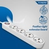 Crompton Powerbox Alpha WX 4 Socket Extension Boards  (Grey, White, 2 m