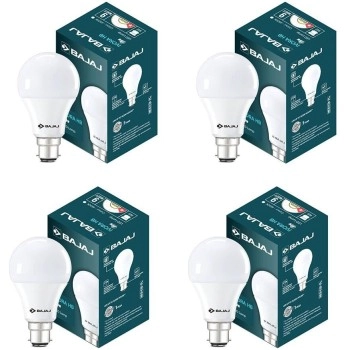 BAJAJ 9 W Basic Standard B22 LED Bulb  (White, Pack of 5)