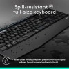 Logitech MK345 Wireless Combo Full-Sized Keyboard with Palm Rest and Comfortable Right-Handed Mouse