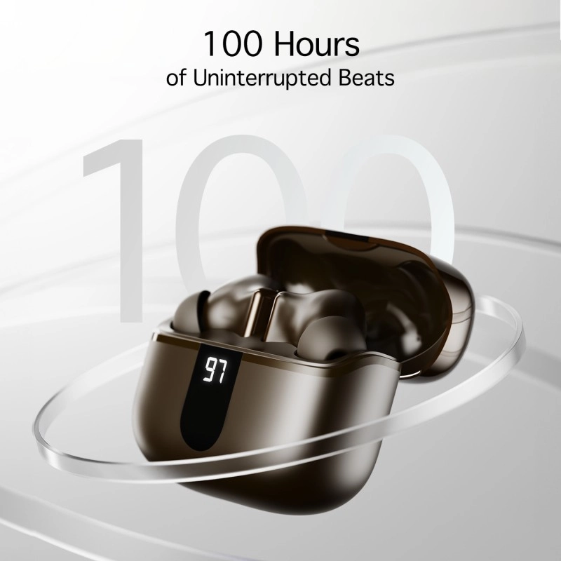 boAt Airdopes 181 Pro w/ 100 HRS Playback, 4 Mics ENx Technology & ASAP Charge Bluetooth  (Mocha Elegance, True Wireless)
