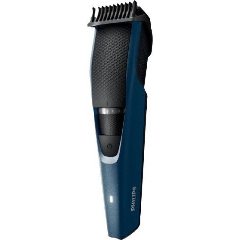 Philips BT3235/15 Beard Trimmer for Men 90 min runtime 20 length setting with battery indicator, Blue Philips BT3235/15 Beard Trimmer for Men 90 min runtime 20 length setting with battery indicator, Blue