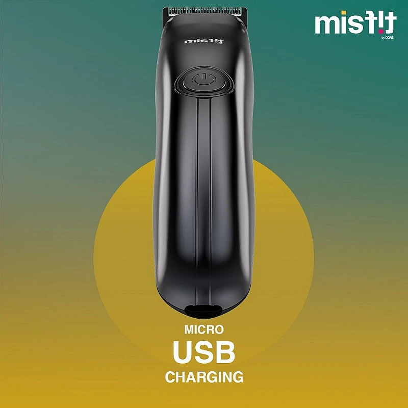 Misfit by boAt T30 Runtime: 60 mins Trimmer for Men (Black) Misfit by boAt T30 Runtime: 60 mins Trimmer for Men (Black)