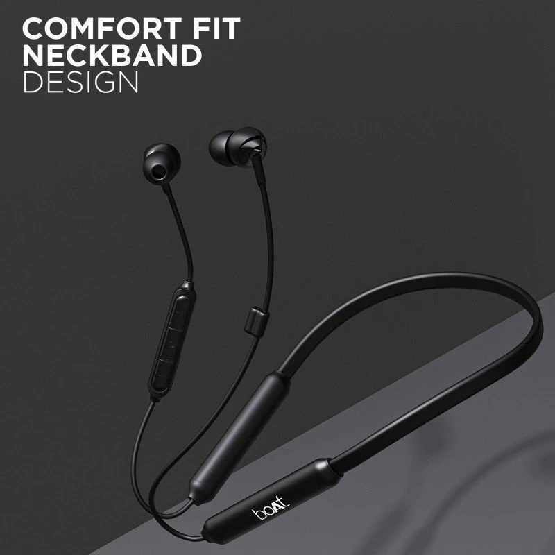 boAt 100 Wireless Bluetooth in Ear Earphone with Mic (Active Black boAt 100 Wireless Bluetooth in Ear Earphone with Mic (Active Black