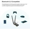 TP-Link Archer TX20E AX1800 Wi-Fi 6 Bluetooth 5.2 PCIe Lan Adapter  (1000 Mbps)