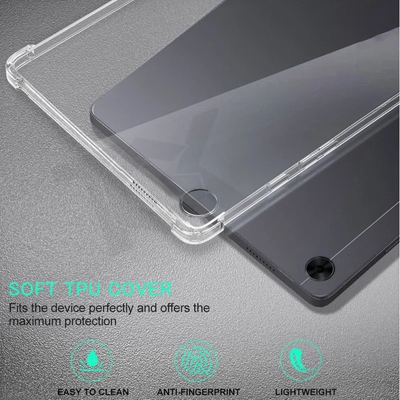 TGK Back Cover for realme Pad 10.4 inch  (Transparent, Dual Protection, Silicon, Pack of: 1)