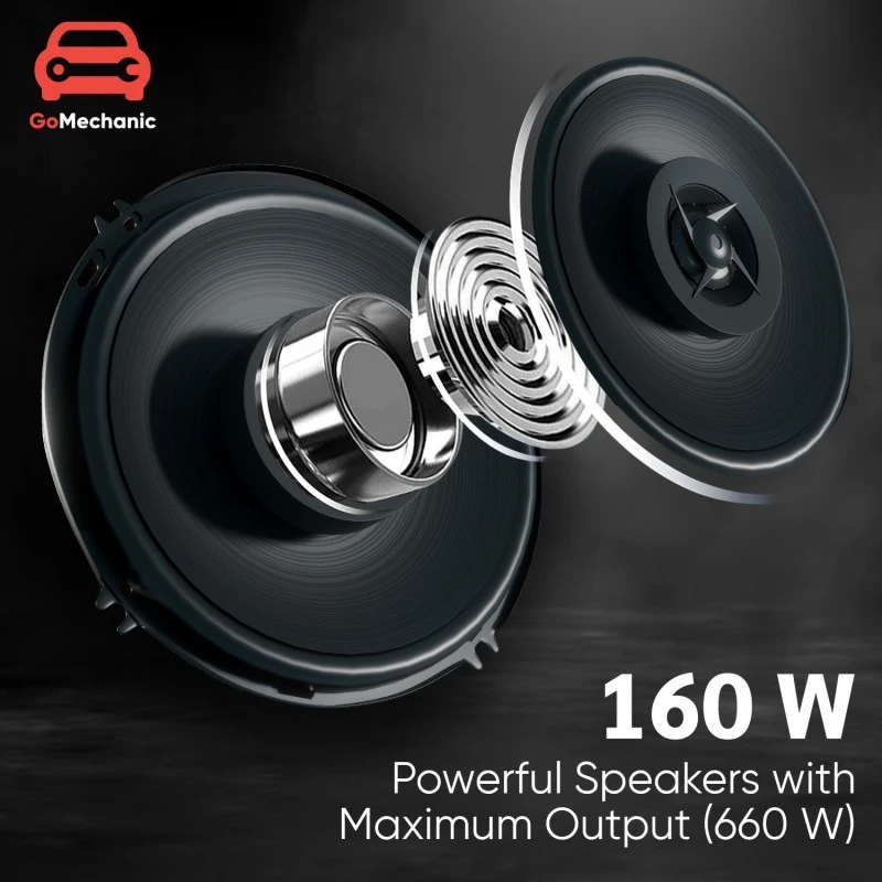GoMechanic Premium 6" Inch 2-way Super Bass Sonus S2 Coaxial Car Speaker GoMechanic Premium 6" Inch 2-way Super Bass Sonus S2 Coaxial Car Speaker