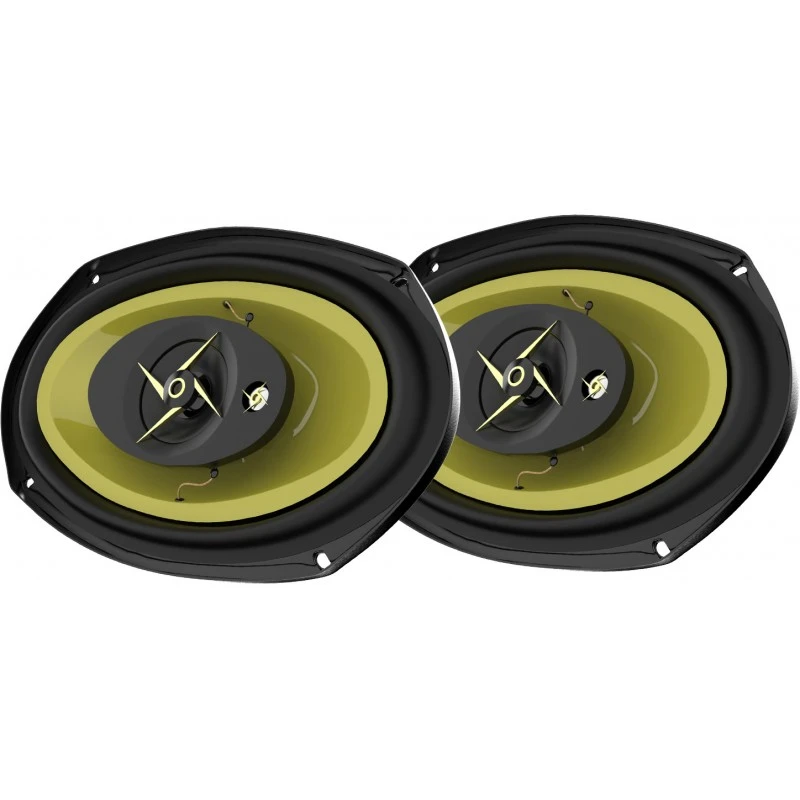 GoMechanic Premium Sonus S3 GOLD 6"X9" inch with In-built Tweeter Speaker Dust Proof Premium Extra Bass 3-way, Set of 2 Coaxial Car Speaker (600 W) GoMechanic Premium Sonus S3 GOLD 6"X9" inch with In-built Tweeter Speaker Dust Proof Premium Extra Bass 3-way, Set of 2 Coaxial Car Speaker (600 W)