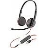 Poly by Plantronics - Blackwire 3225 USB-A Wired Headset - Dual-Ear (Stereo) Wired Over Ear Headphones with Mic - Connect to PC/Mac via USB-A or Mobile/Tablet via 3.5 mm Connector (209747-22) Poly by Plantronics - Blackwire 3225 USB-A Wired Headset - Dual-Ear (Stereo) Wired Over Ear Headphones with Mic - Connect to PC/Mac via USB-A or Mobile/Tablet via 3.5 mm Connector (209747-22)