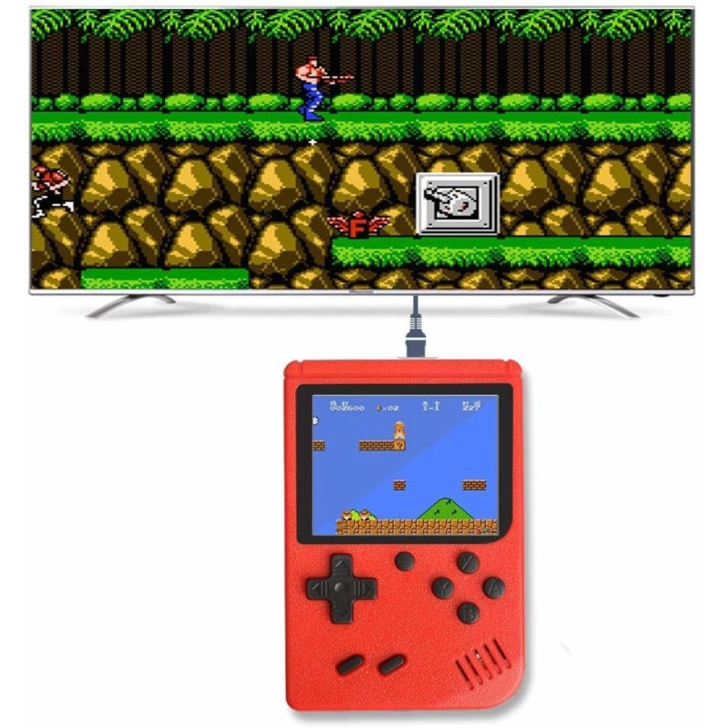 SHOP PLUS Best SUP 400 in 1 Retro Game Box Console Handheld Video Game Handheld Gaming Console 