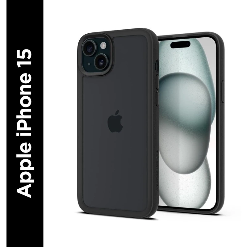 Spigen Sand Crystal Back Cover for Apple iphone 15 (Black, Pack of: 1) Spigen Sand Crystal Back Cover for Apple iphone 15 (Black, Pack of: 1)