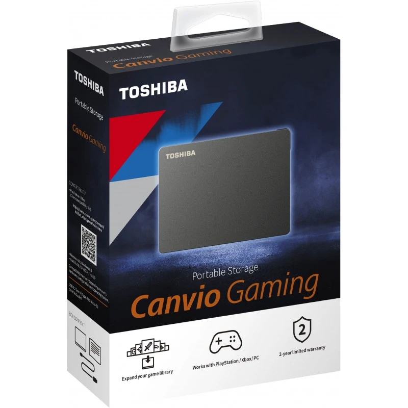 TOSHIBA Canvio Gaming 2 TB External Hard Disk Drive (HDD) TOSHIBA Canvio Gaming 2 TB External Hard Disk Drive (HDD)