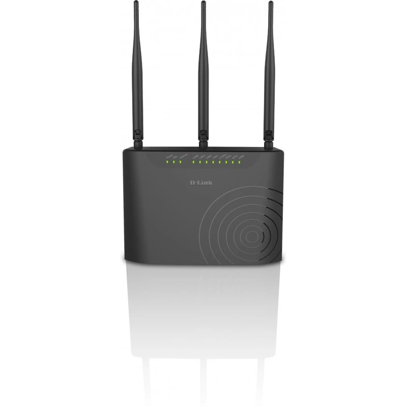 D-Link DSL-2877AL Dual Band Wireless AC750 ADSL2+ Modem Router (Black) D-Link DSL-2877AL Dual Band Wireless AC750 ADSL2+ Modem Router (Black)