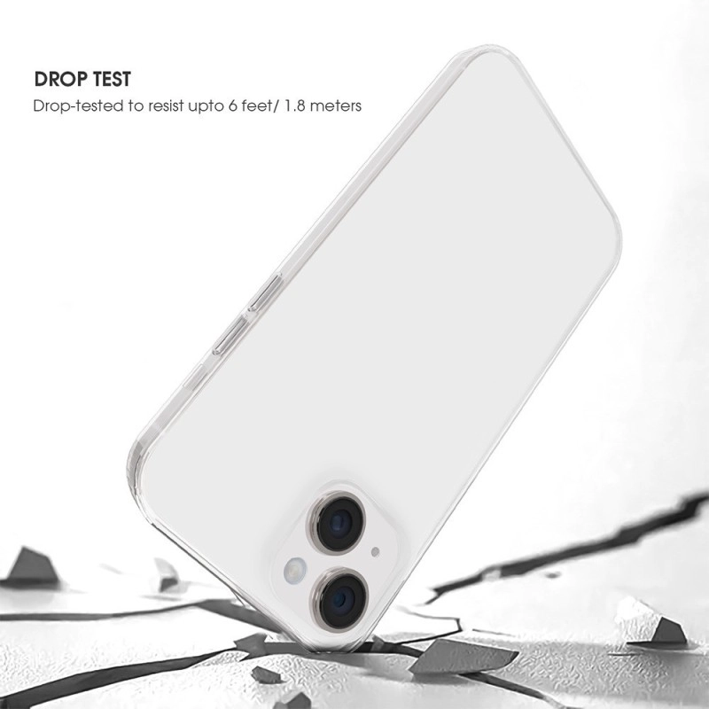 DUCE by GRIPP Back Cover for Apple iPhone 15  (Transparent, Dual Protection, Pack of: 1)