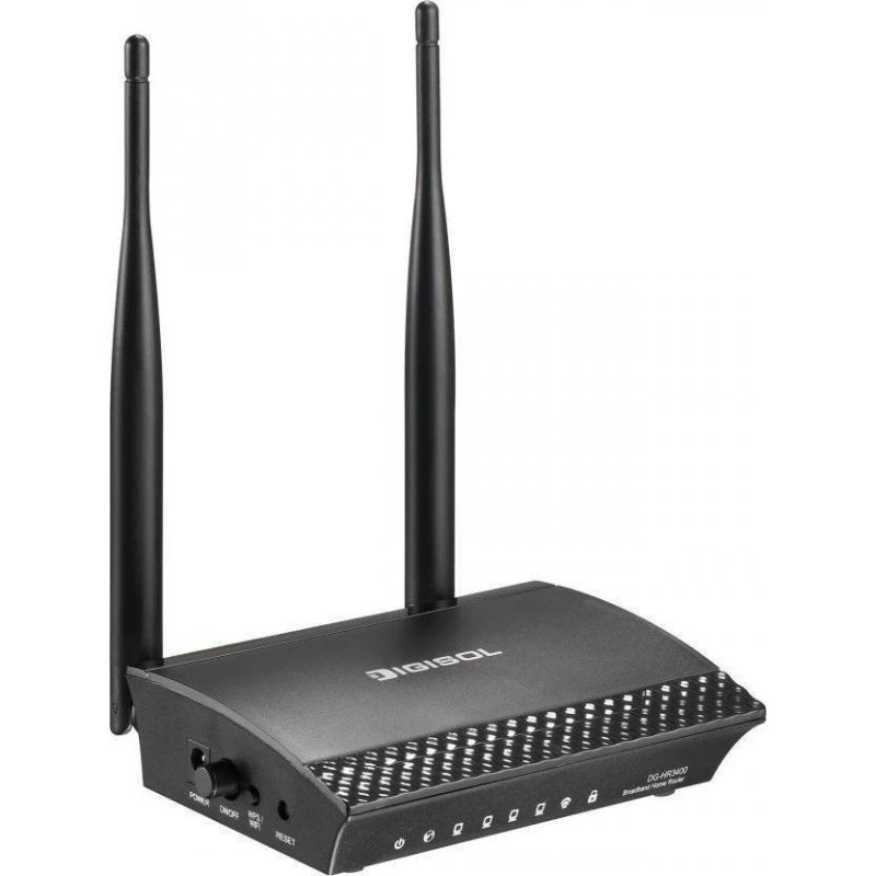DIGISOL DG-HR3400 300 mbps Wireless Router (Black, Single Band) DIGISOL DG-HR3400 300 mbps Wireless Router (Black, Single Band)