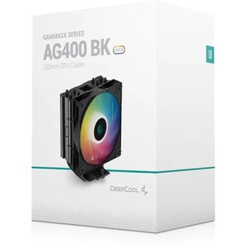 Deepcool Gammax AG400 BK 120mm Intel LGA1700/1200/1151/1150/1155 & AM5/AM4 Cooler (Black) Deepcool Gammax AG400 BK 120mm Intel LGA1700/1200/1151/1150/1155 & AM5/AM4 Cooler (Black)