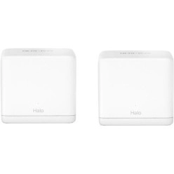 Mercusys Halo H30G(2-pack) Mesh Router 2.4 GHz, 5 GHz 1300 Mbps Wifi Speed Dual Band Internal Antenna Ethernet (Cable Broadband)  (White)
