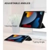 Robustrion Flip Cover for Apple iPad 9th Gen Generation 10.2 inch  (Black, Magnetic Case)