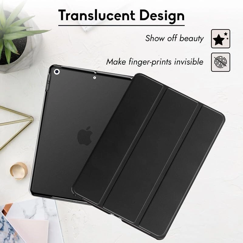 Robustrion Flip Cover for Apple iPad 9th Gen Generation 10.2 inch  (Black, Magnetic Case)