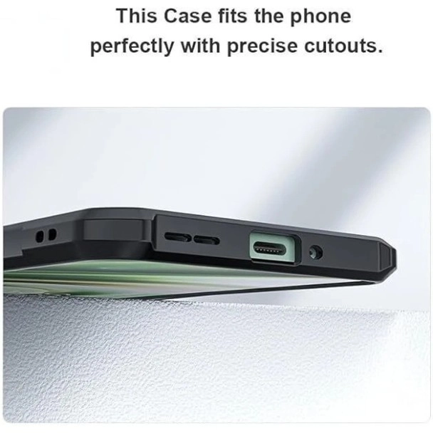 KWINE CASE Back Cover for RealMe P3x 5G  (Black, Shock Proof, Pack of: 1)