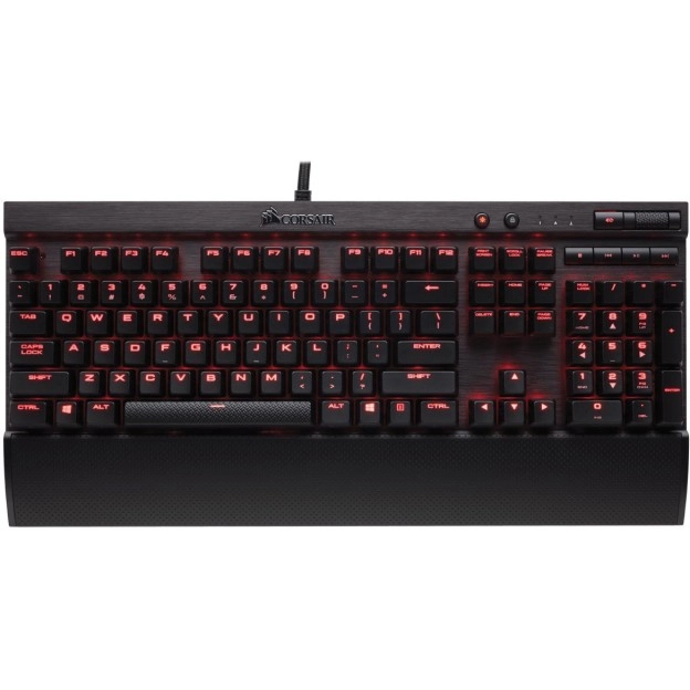 CORSAIR K70 Mechanical Gaming Keyboard-Red LED-USB Passthrough- Cherry MX Speed CORSAIR K70 Mechanical Gaming Keyboard-Red LED-USB Passthrough- Cherry MX Speed