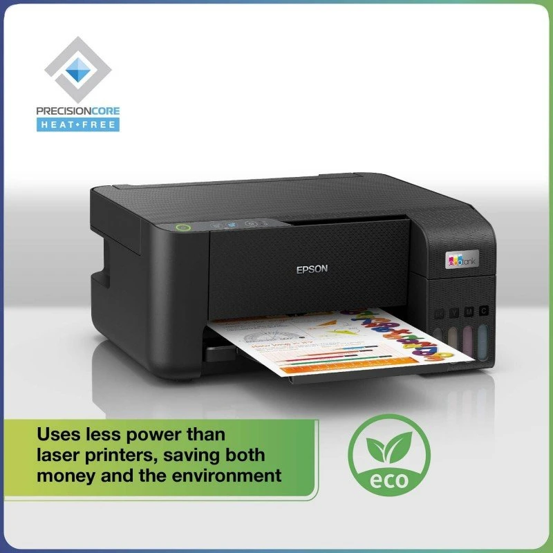 Epson Colour Ecotank L3210 A4 All-in-One Ink Tank Printer, Black Epson Colour Ecotank L3210 A4 All-in-One Ink Tank Printer, Black