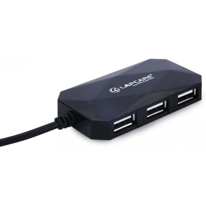 LAPCARE LAPCARE USB 2.0 4 port hub with 1.5 mt cable LHB-018 USB Hub (Black) LAPCARE LAPCARE USB 2.0 4 port hub with 1.5 mt cable LHB-018 USB Hub (Black)