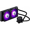 Cooler Master MasterLiquid ML240L RGB V2 CPU Liquid Cooler - Black | Support Intel & AMD CPU Socket AM5, AM4, AM3, LGA1700, 1200, 2066, 1151 | 3rd Gen Dual Chamber Pump | 240mm Close-Loop AIO
