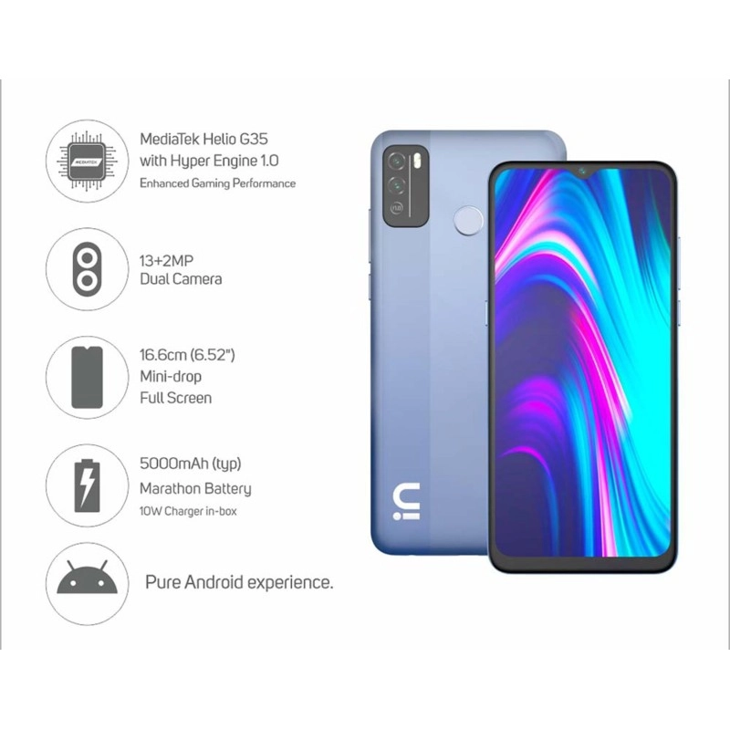 Micromax 1B (Blue, 64 GB)  (4 GB RAM) Refurbished