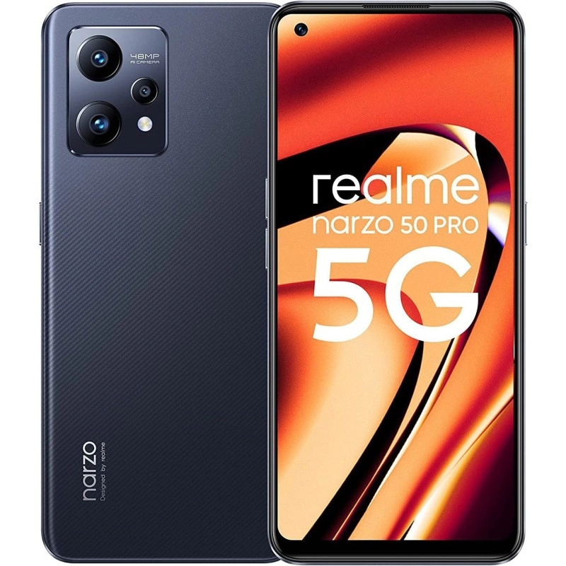 realme Narzo 50 Pro 5G (Hyper Black 6GB RAM+128GB Storage) Dimensity 920 5G Processor |90Hz Super AMOLED Display (Refurbished) realme Narzo 50 Pro 5G (Hyper Black 6GB RAM+128GB Storage) Dimensity 920 5G Processor |90Hz Super AMOLED Display (Refurbished)