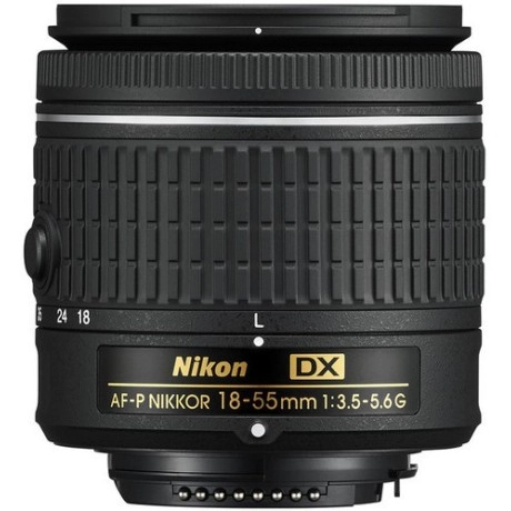 NIKON AF-P DX NIKKOR 18 - 55 mm F/3.5 - 5.6G VR Telephoto Zoom Lens  (Black)