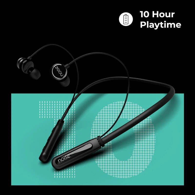 Noise TuneELITE Bluetooth Wireless Neckband Earphones with Mic (Midnight Black) Noise TuneELITE Bluetooth Wireless Neckband Earphones with Mic (Midnight Black)