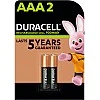 Duracell Rechargeable AAA 900mAh Batteries, Pack of 4 Duracell Rechargeable AAA 900mAh Batteries, Pack of 4