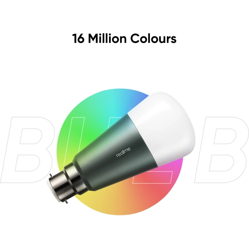 realme Smart WiFi LED Bulb (12W) B22| Google Assistant & Alexa Support realme Smart WiFi LED Bulb (12W) B22| Google Assistant & Alexa Support