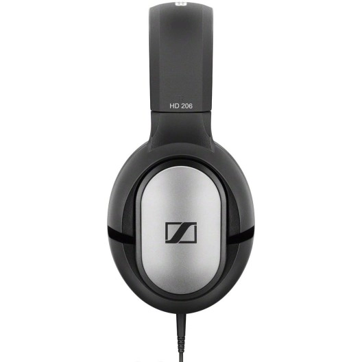 Sennheiser HD 206 Wired Over Ear Headphones Without Mic (Black)