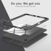 Proelite Flip Cover for iPad Air 11, iPad Pro 11 4th/3rd Gen, Air 10.9 5th/4th Gen with soft Edge  (Black, Hard Case, Pack of: 1)