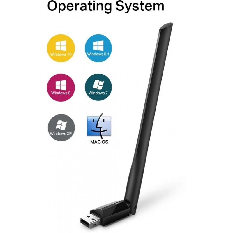 TP-link Archer T2U Plus AC600 High Gain Wireless Dual Band USB Adapter TP-link Archer T2U Plus AC600 High Gain Wireless Dual Band USB Adapter