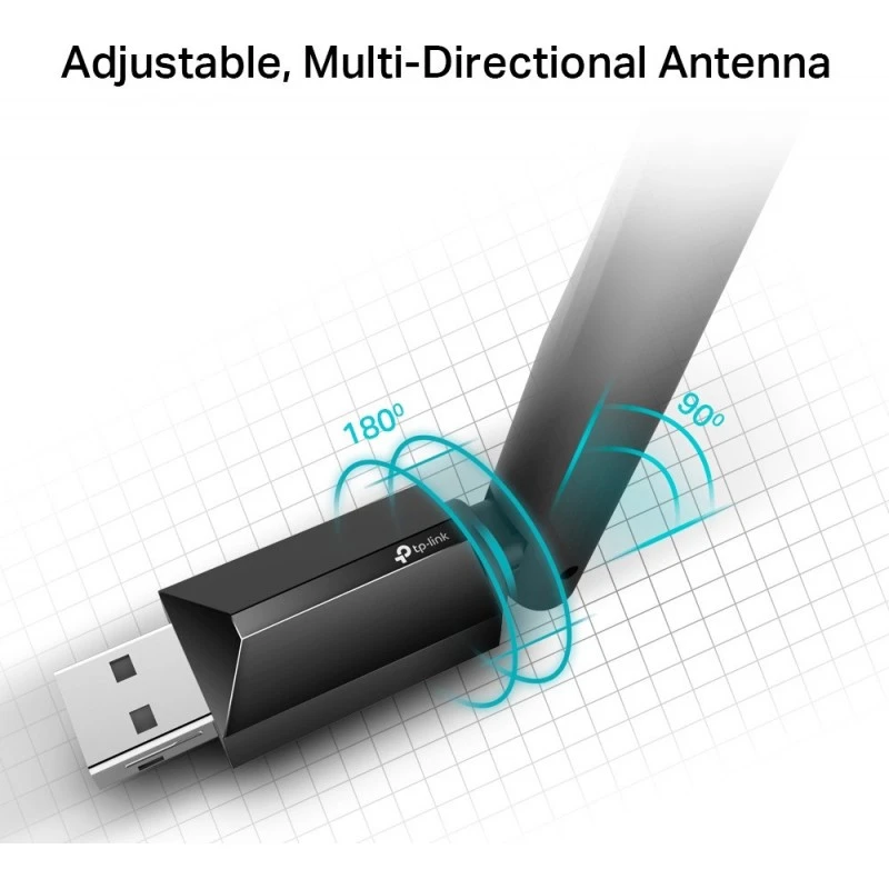 TP-link Archer T2U Plus AC600 High Gain Wireless Dual Band USB Adapter TP-link Archer T2U Plus AC600 High Gain Wireless Dual Band USB Adapter