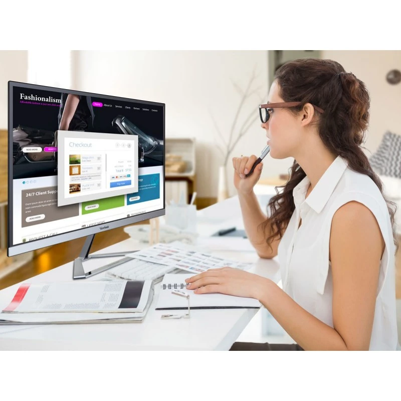 ViewSonic VX 60.45 cm (23.8 inch) Full HD LED Backlit IPS Panel Monitor (VX2476-SMHD) ViewSonic VX 60.45 cm (23.8 inch) Full HD LED Backlit IPS Panel Monitor (VX2476-SMHD)